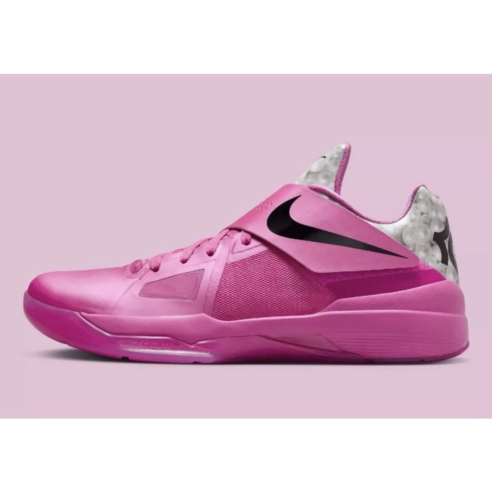 Nike Zoom KD 4 'Aunt Pearl' Breast Cancer Awareness HF9098-600 Mens Size 8.5